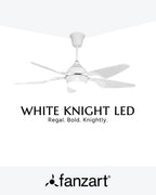White Knight LED - Simply Modern Fan