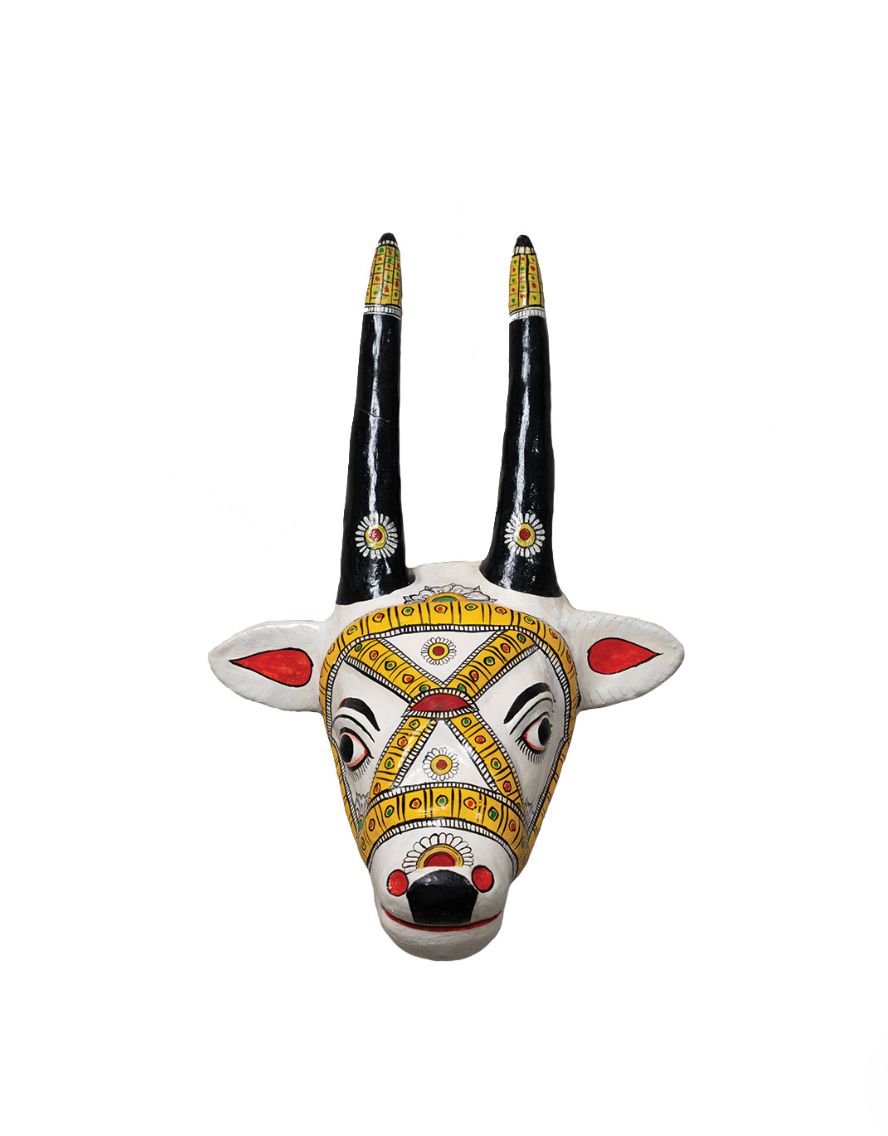 White Cheriyal Bull head