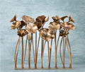 Brass Lotus Table Rail