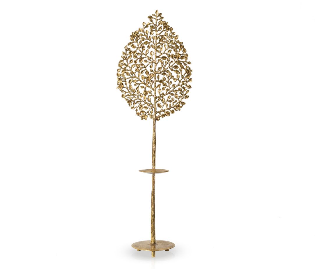 Brass Creeper Candle Stand
