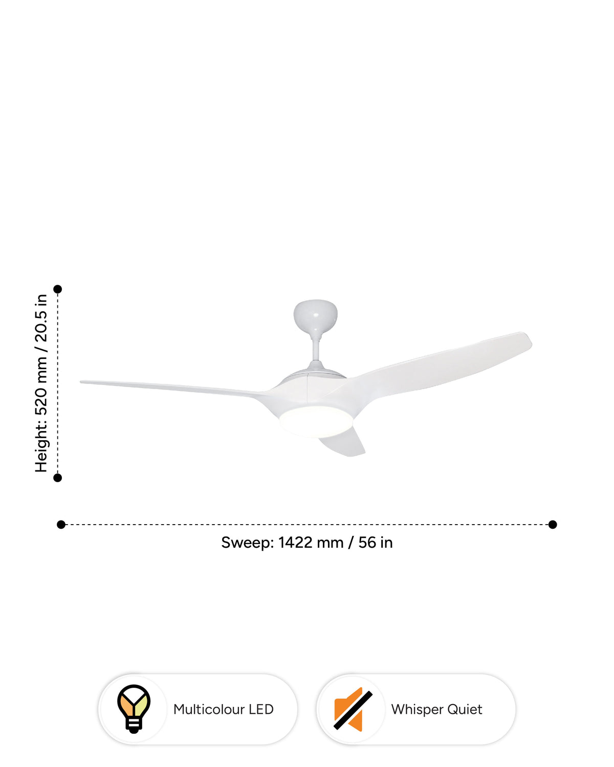 Zen - Simply Modern Fan
