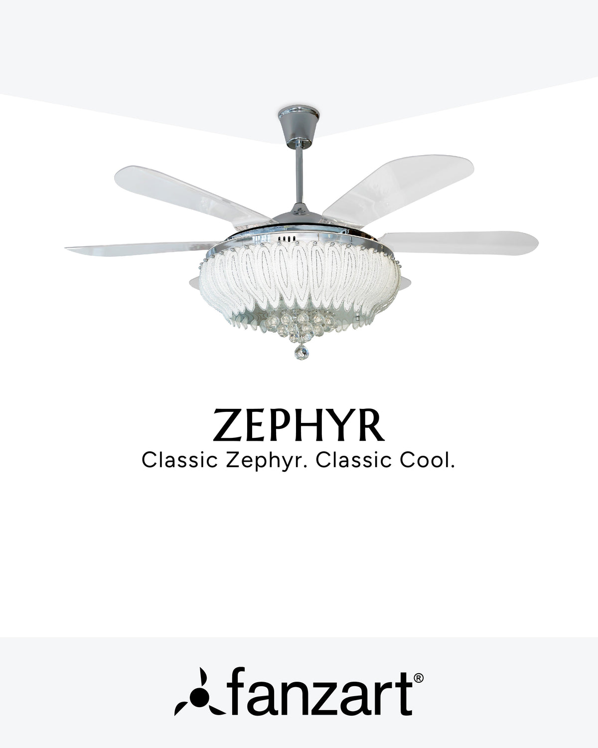 Zephyr- Exotic Fandelier