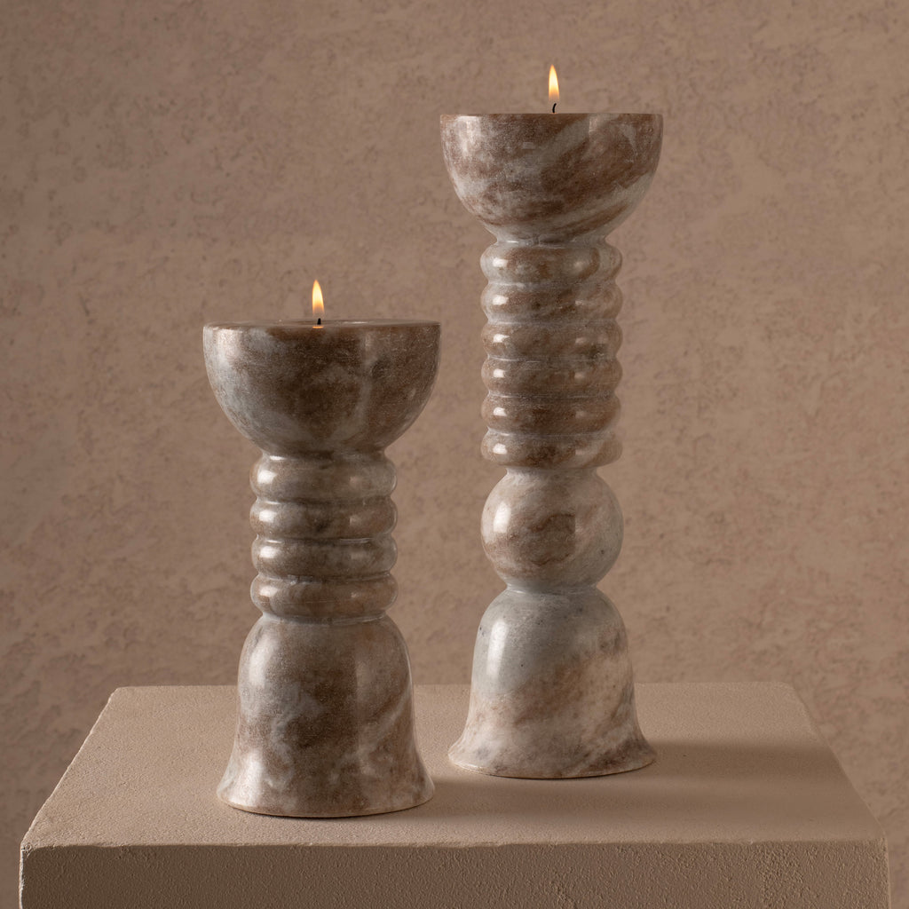 Chime candle stand -Torrento Marble — Harshita Jhamtani Designs