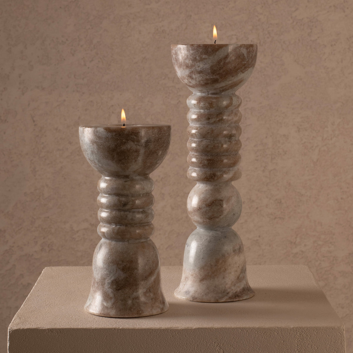 Chime candle stand -Torrento Marble — Harshita Jhamtani Designs