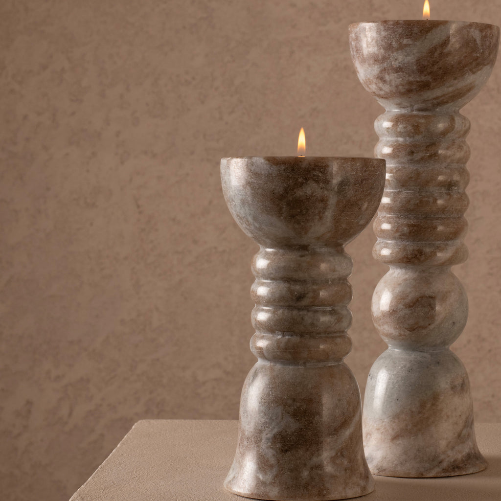 Chime candle stand -Torrento Marble — Harshita Jhamtani Designs
