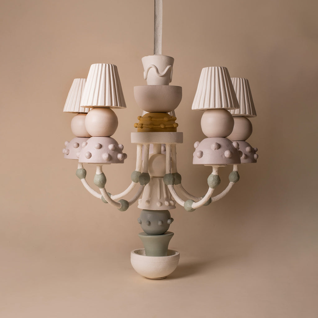 Clay Chandelier — Harshita Jhamtani Designs