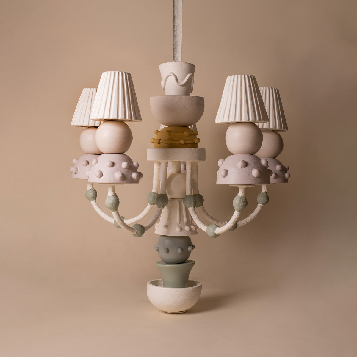 Clay Chandelier — Harshita Jhamtani Designs