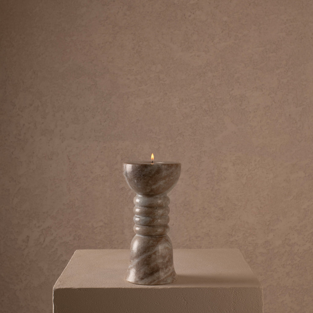 Chime candle stand -Torrento Marble — Harshita Jhamtani Designs