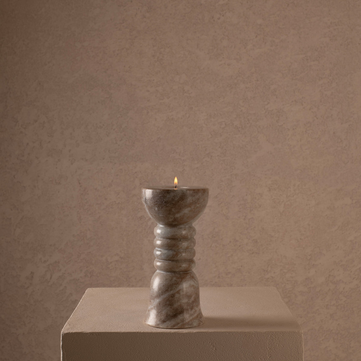 Chime candle stand -Torrento Marble — Harshita Jhamtani Designs