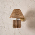 Rio Wall Light - Travertine — Harshita Jhamtani Designs