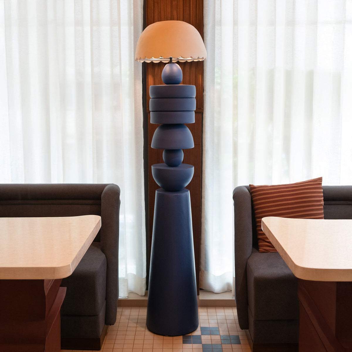 Scallop Totem Lamp — Harshita Jhamtani Designs