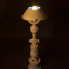 Asteroid - Clay Floor Lamp — Harshita Jhamtani Designs