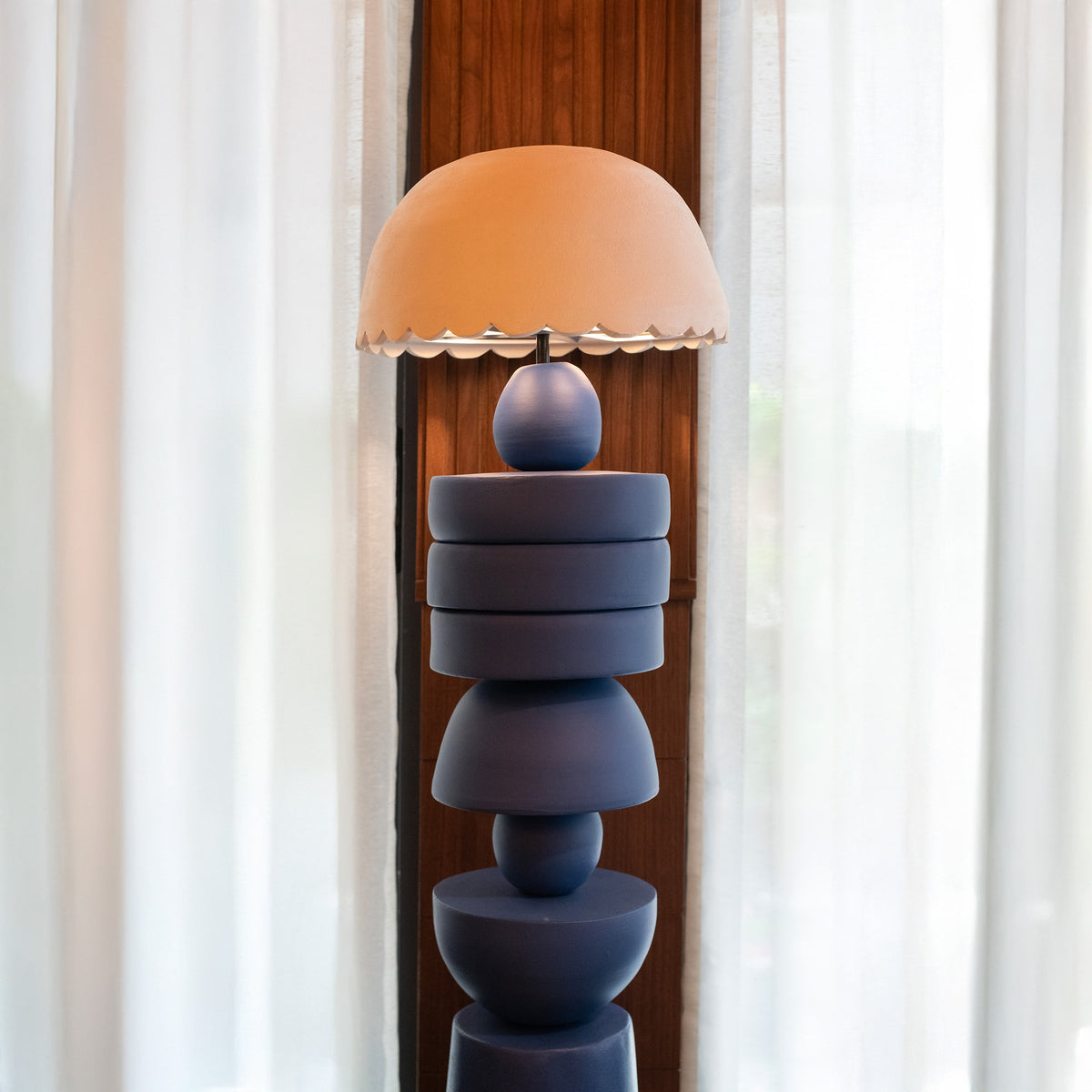 Scallop Totem Lamp — Harshita Jhamtani Designs