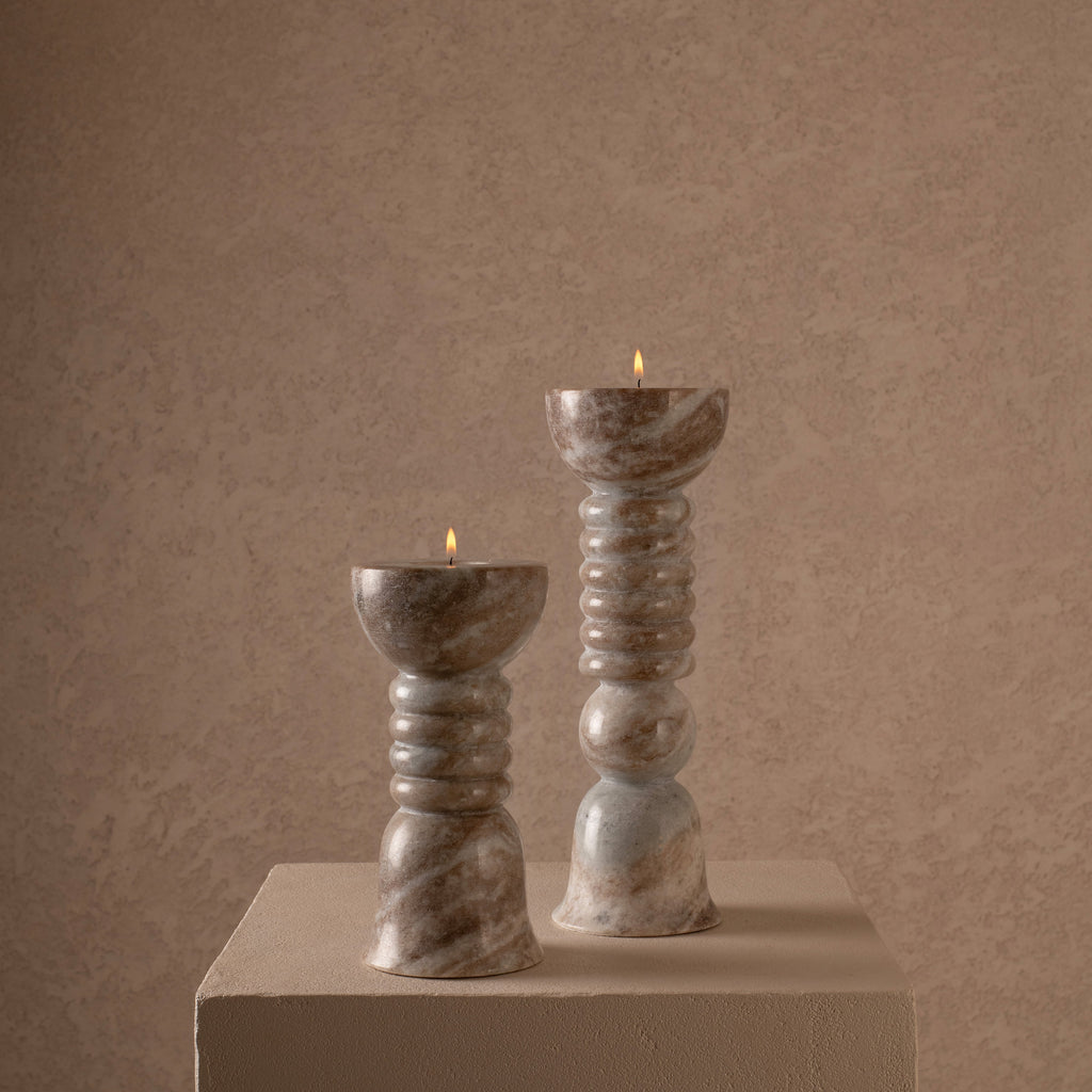 Chime candle stand -Torrento Marble — Harshita Jhamtani Designs