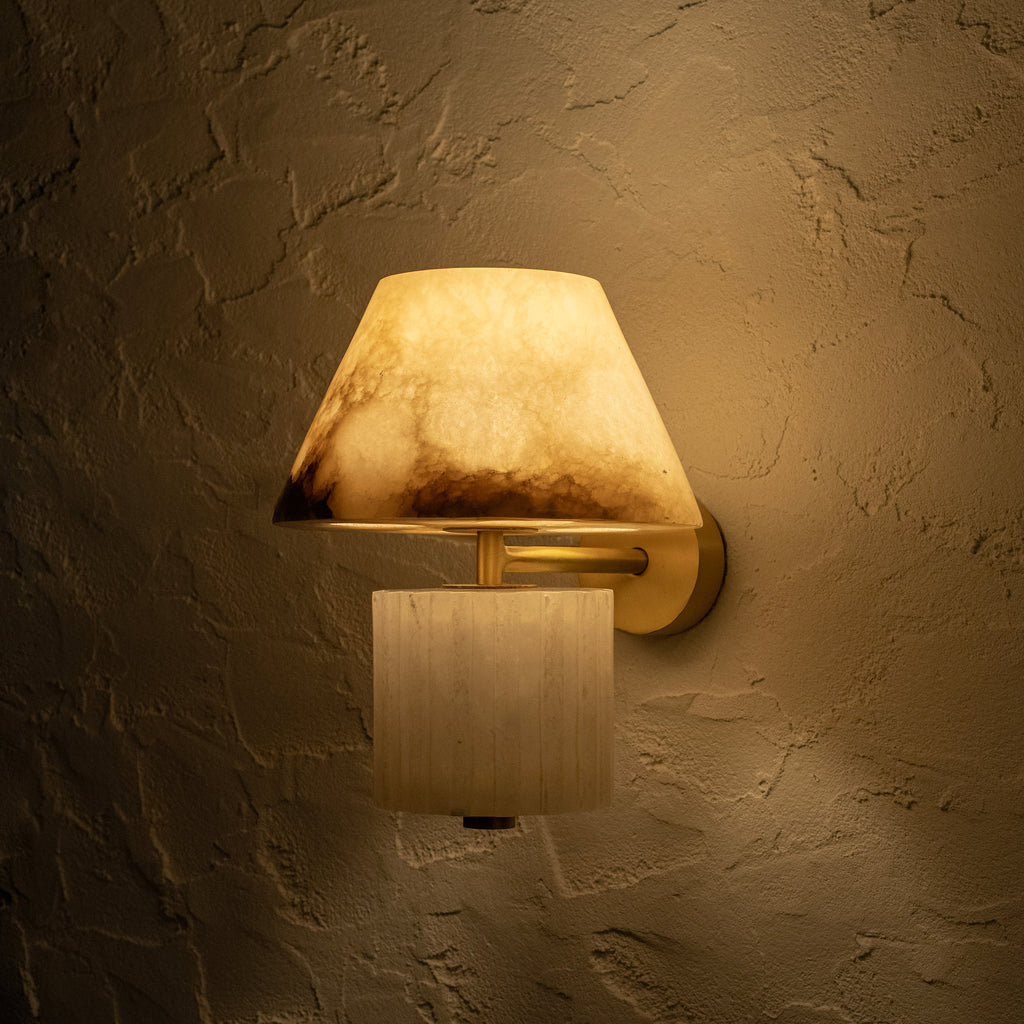 Rio Wall Light - Alabaster — Harshita Jhamtani Designs