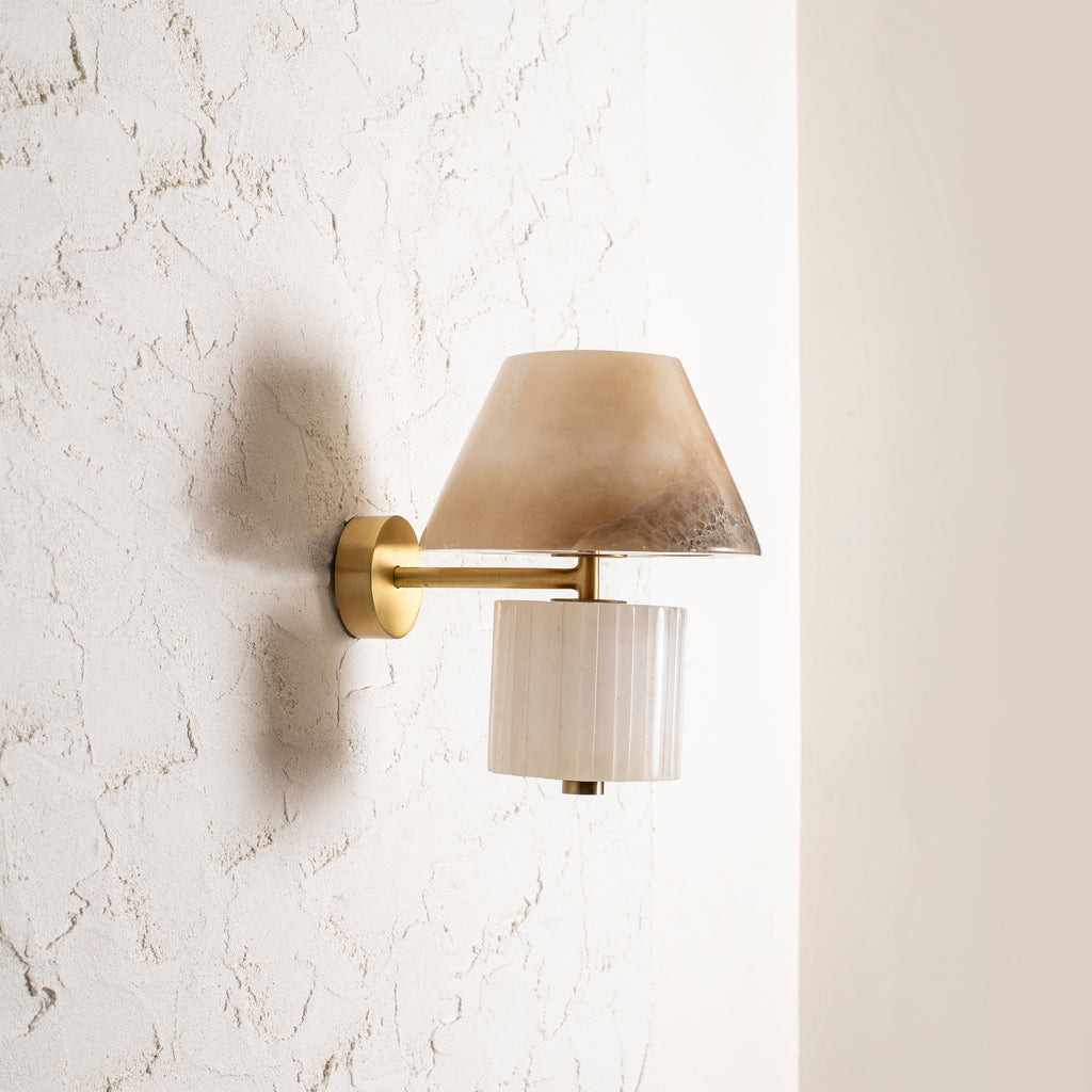 Rio Wall Light - Alabaster — Harshita Jhamtani Designs