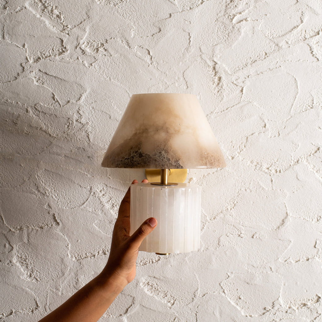 Rio Wall Light - Alabaster — Harshita Jhamtani Designs