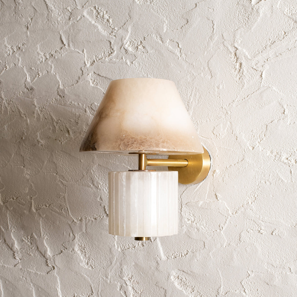 Rio Wall Light - Alabaster — Harshita Jhamtani Designs