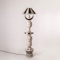 Mono Asteroid - Clay Floor Lamp — Harshita Jhamtani Designs