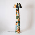 Hand Painted Rio Floor Lamp — Harshita Jhamtani Designs