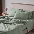 Piping Hotel Pillowcase Pair | 300 Thread Count | Standard | Seafoam