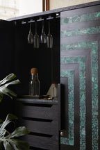 Malachite Bar Cabinet — Bombay Design Lab