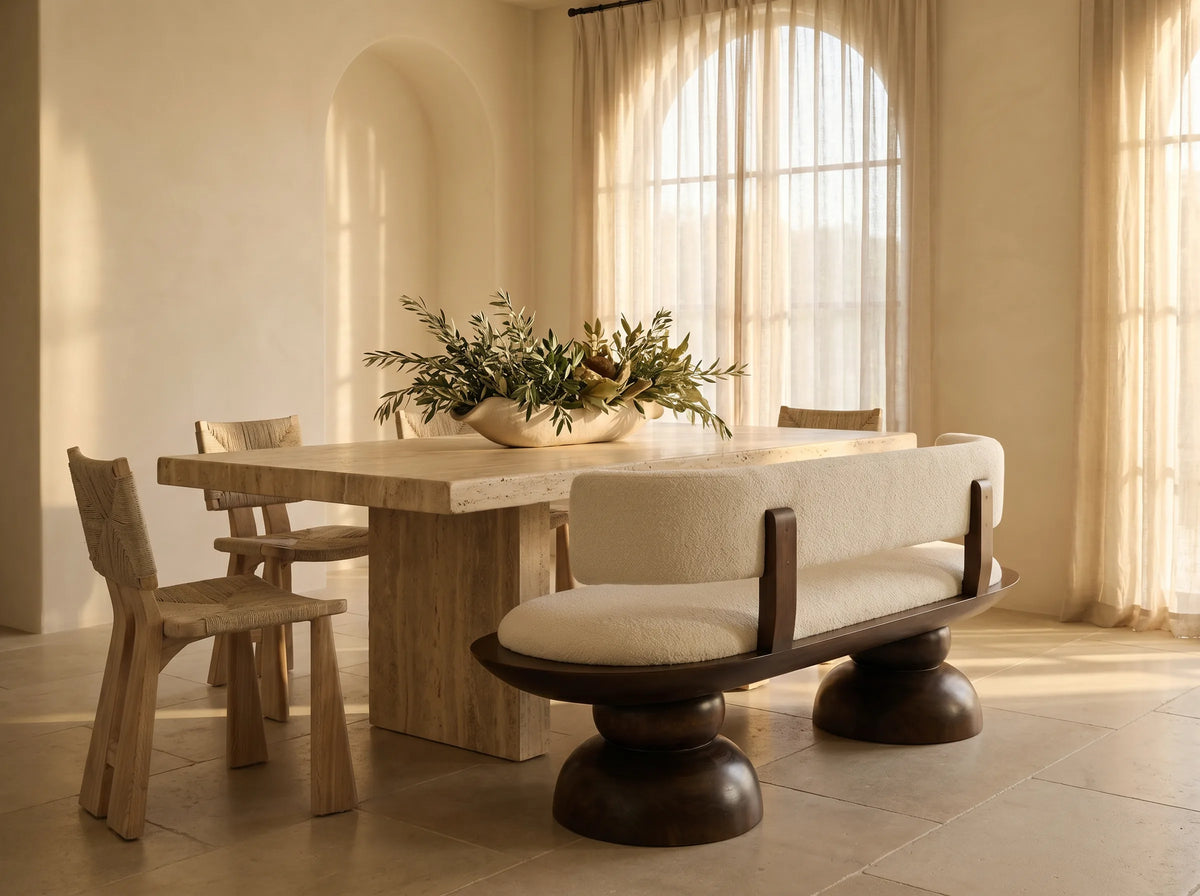 Contour Pebble Bench — Bombay Design Lab