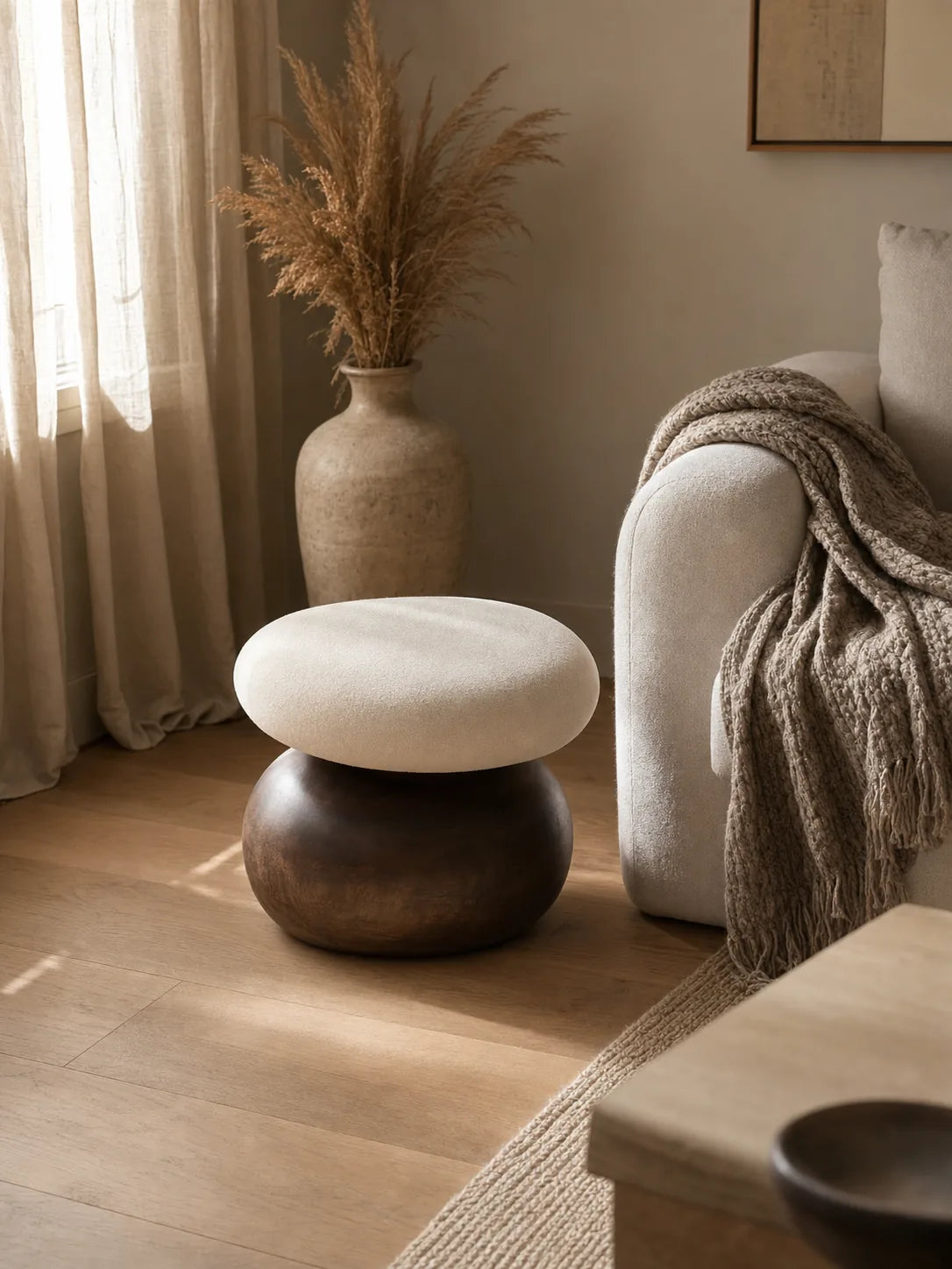 Contour Pebble Stool — Bombay Design Lab